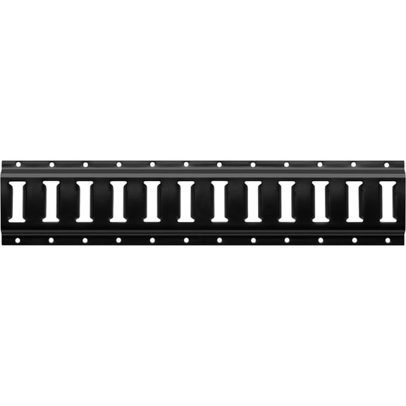 CargoSmart E-Track Rail, 24in., Black Matte, Model# 6649