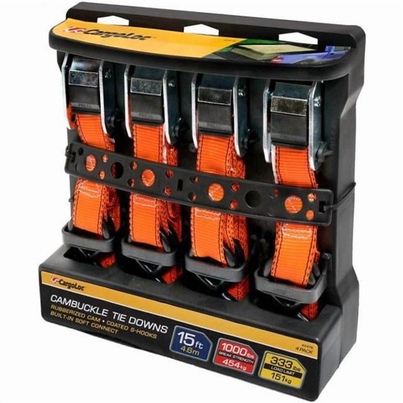 Cargoloc 42475 15 ft. 1000 lbs Plastic Tray S-Hooks - 4 Piece