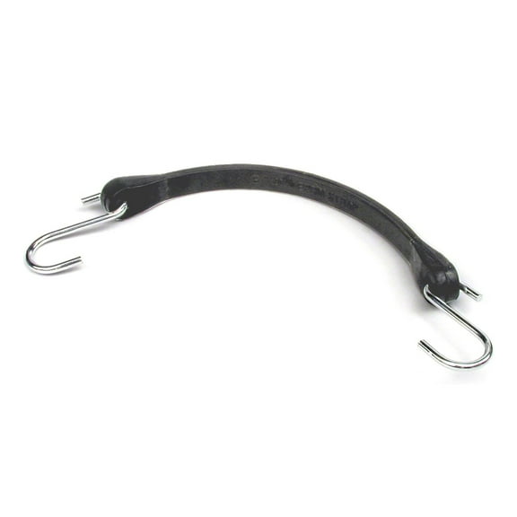 Cargoloc 62335 21 in. EPDM Rubber Strap with Steel Hooks, Black