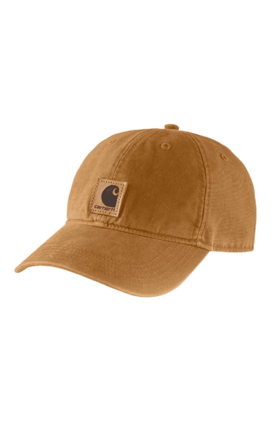 100289-211 Men's Solid Odessa Cotton Canvas Baseball Cap, C. Brown, OS