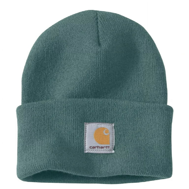Carhartt A18-GE0 Men's Knit Cuffed Beanie, Sea Pine, One Size