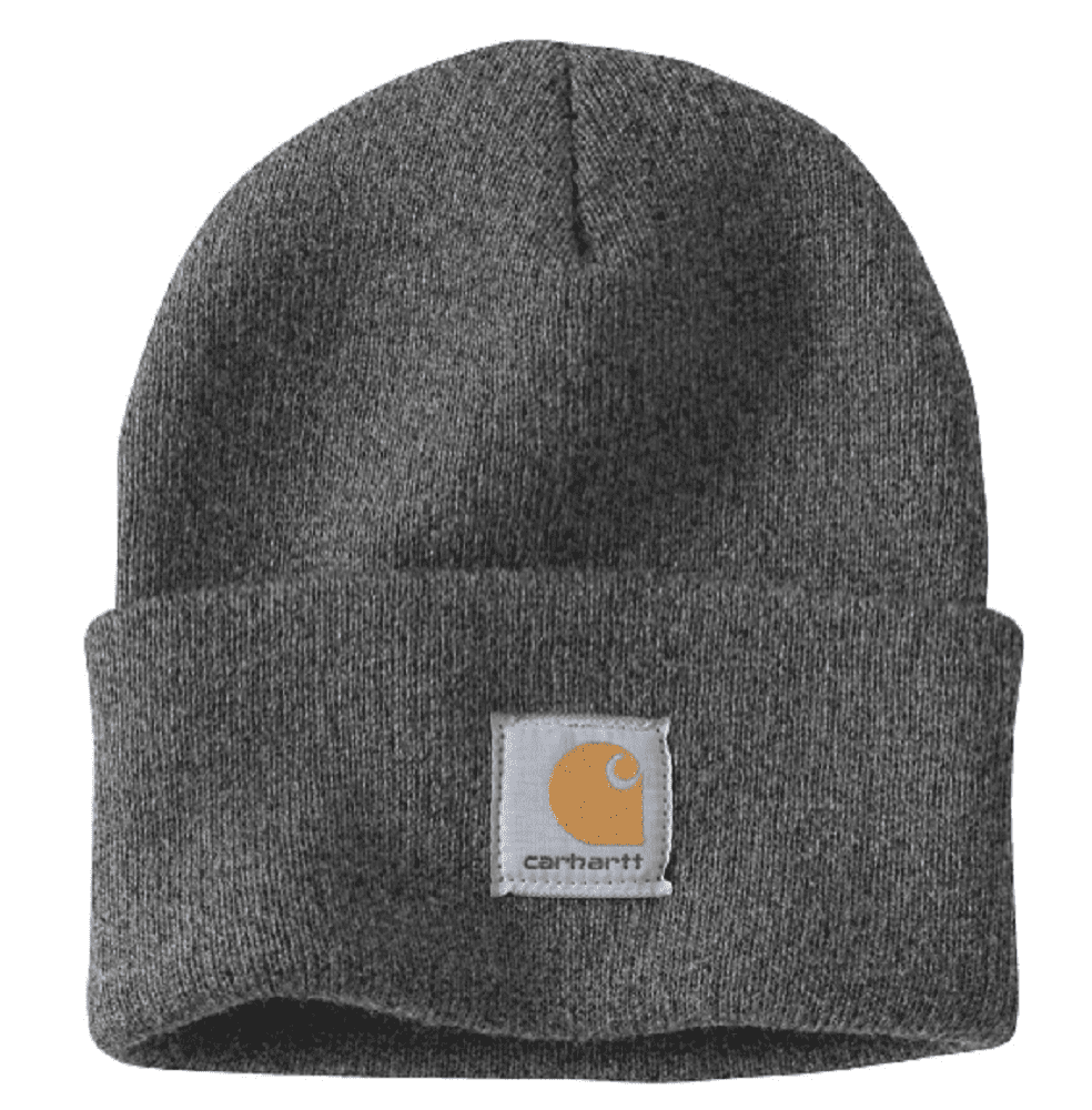 Carhartt A18Q37 Men's Knit Cuffed Beanie Coal Heather, One Size
