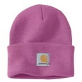 thumbnail image 1 of Carhartt A18-Q53 Men's Knit Cuffed Beanie, Thistle, One Size, 1 of 1