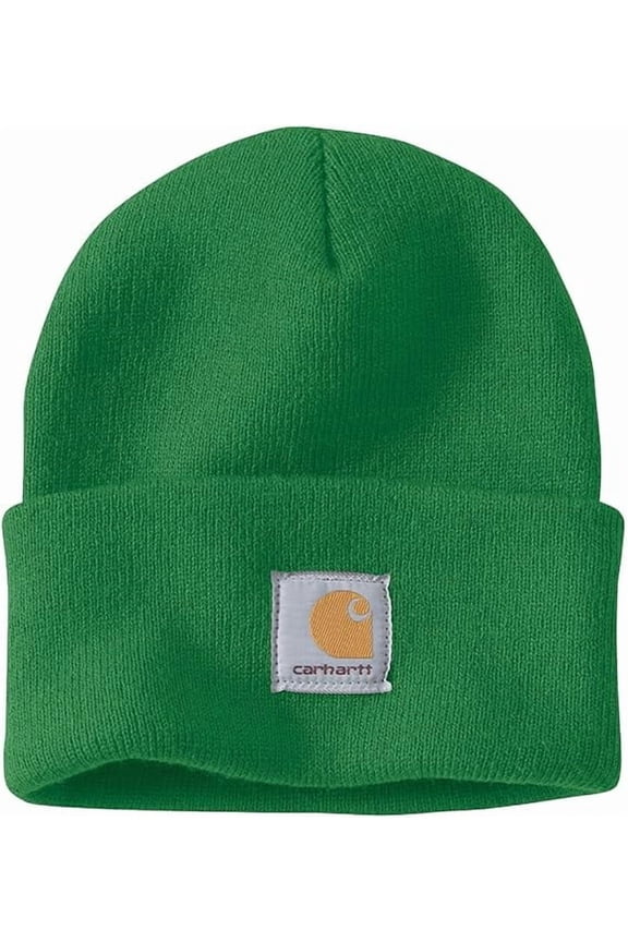 A18BLK Men's Knit Cuffed Beanie, Holly Green, One Size