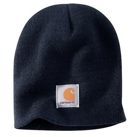 Carhartt A205-NVY Men's One Size Acrylic Knit Beanie Winter Hat, Navy