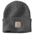 thumbnail image 1 of Carhartt - Acrylic Watch Cap - Charcoal Branded Beanie Ski Hat, 1 of 1