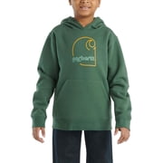 Carhartt Boys Fleece Pullover Logo Hoodie   Size medium8/10