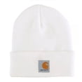 thumbnail image 1 of Carhartt CB8905 Youth Acrylic Watch Hat Beanie/Marshmallow White/One Size Child, 1 of 2