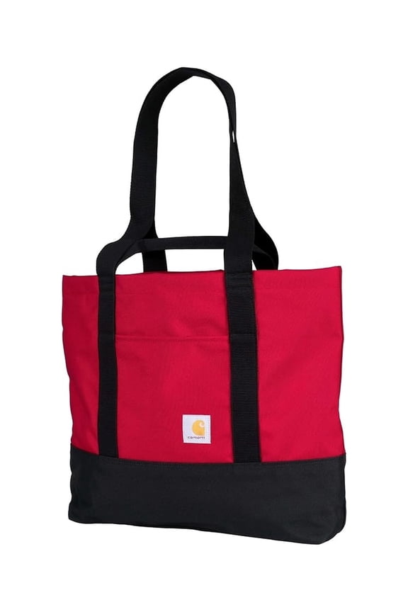 Classic Vertical Open Tote Bag, Durable Water Repellent Material W/Hand and Shoulder Straps