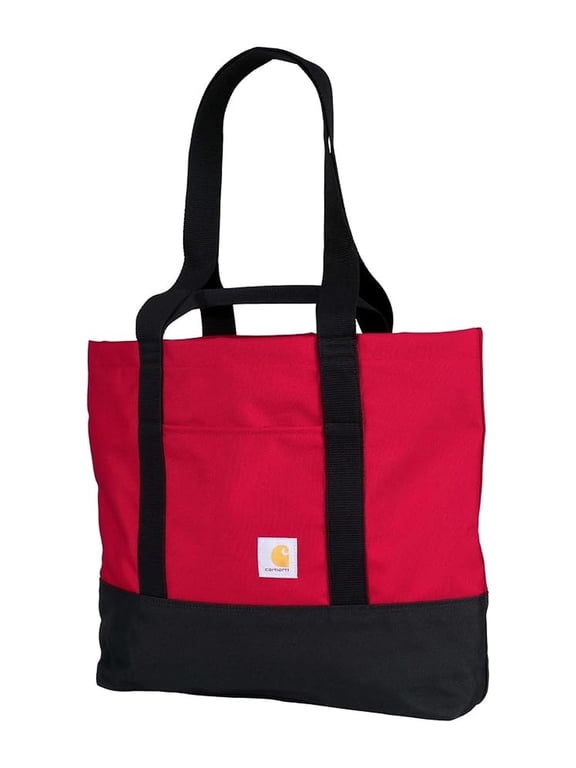 Classic Vertical Open Tote Bag, Durable Water Repellent Material W/Hand and Shoulder Straps