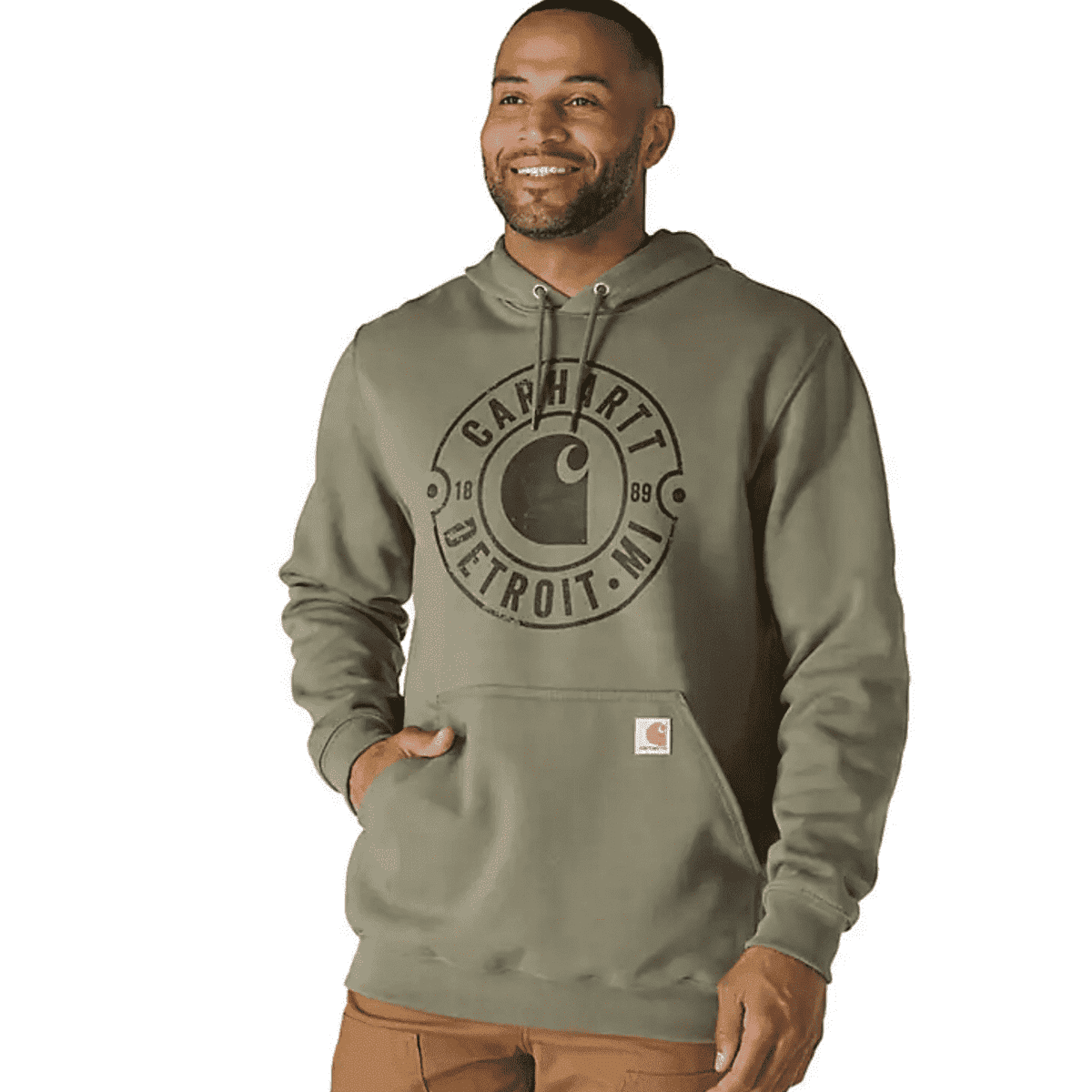 Detroit Graphic Midweight Loose Fit Hoodie - Men's Large