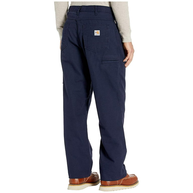 Carhartt Flame Resistant FR Canvas Pants Dark Navy Walmart