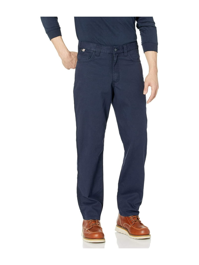 メンズウェア TFW49 ACTIVE FIVE POCKET PANTS D.NAVY Carhartt Flame-Resistant Rugged Flex Relaxed Fit Canvas Five