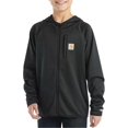 thumbnail image 1 of Carhartt Force Long Sleeve Full Zip Black M 10/12, 1 of 1