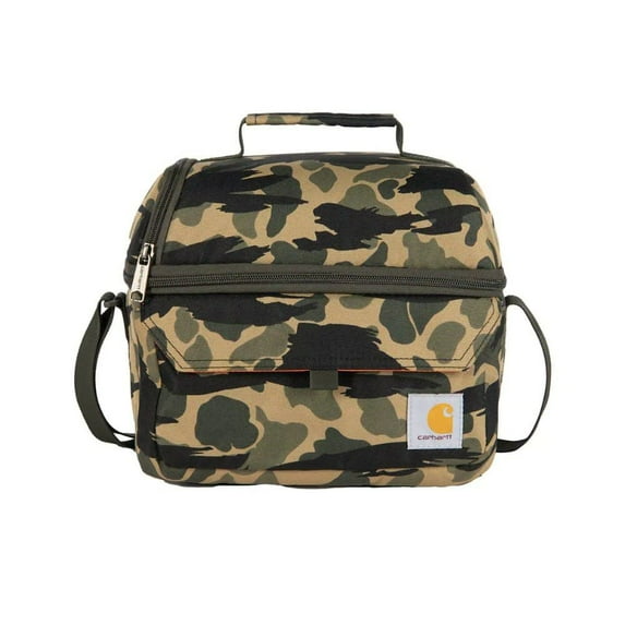 Carhartt Insulated 12 Can Two Compartment Lunch Cooler, One Size, Blind Duck Camo