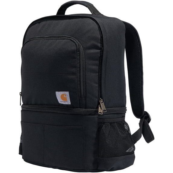 Comparrtment Carhartt Insulated 24 Can Two Compartment Cooler Backpack (Black ...