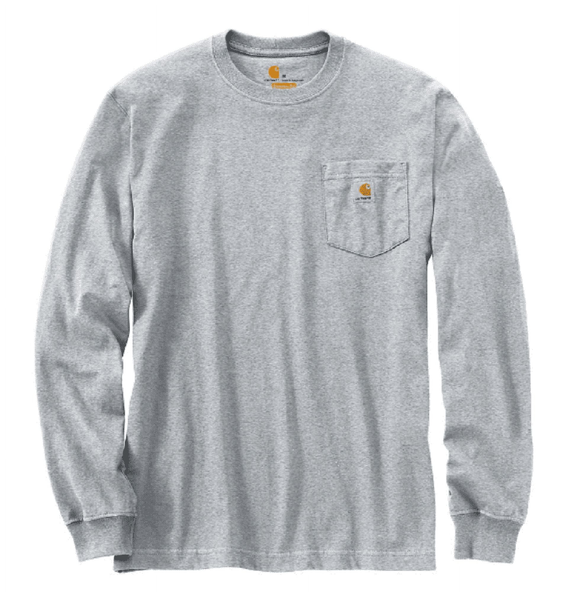 Carhartt K126HTG Men's Long-Sleeve Workwear Pocket T-Shirt