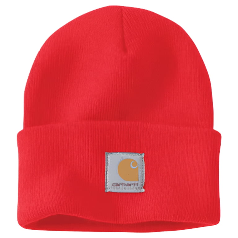 NEW Carhartt Red and Gray Beanie unisex winter hat size OS Carhartt Men main image 3