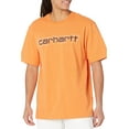 thumbnail image 1 of Carhartt Loose Fit Heavyweight Short Sleeve Logo Graphic T-Shirt (Mens, Amberglow, SM (Reg), One Size), 1 of 2