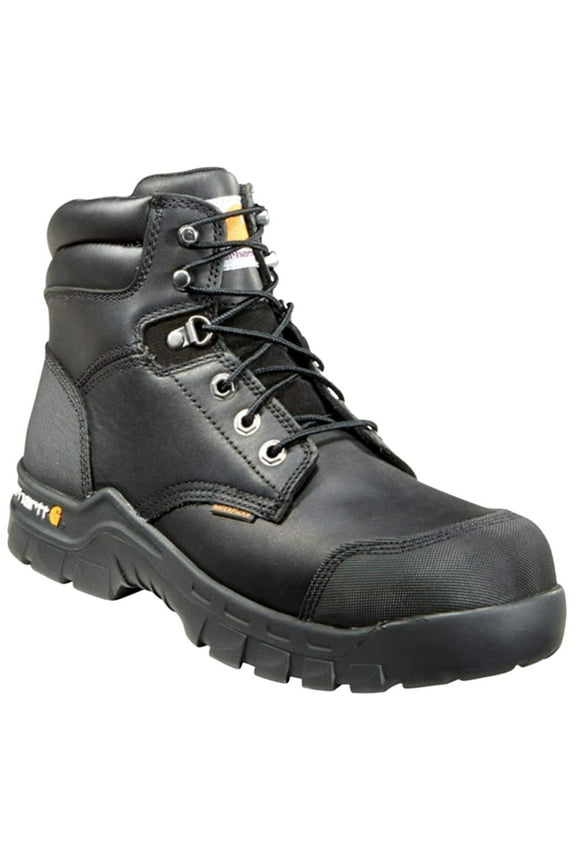 Men's 6" Rugged Flex Waterproof Work Boot Composite Toe Black 8.5 D(M) US