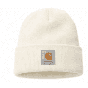 Knit Cuffed Beanie, Deep Winter White, One Size