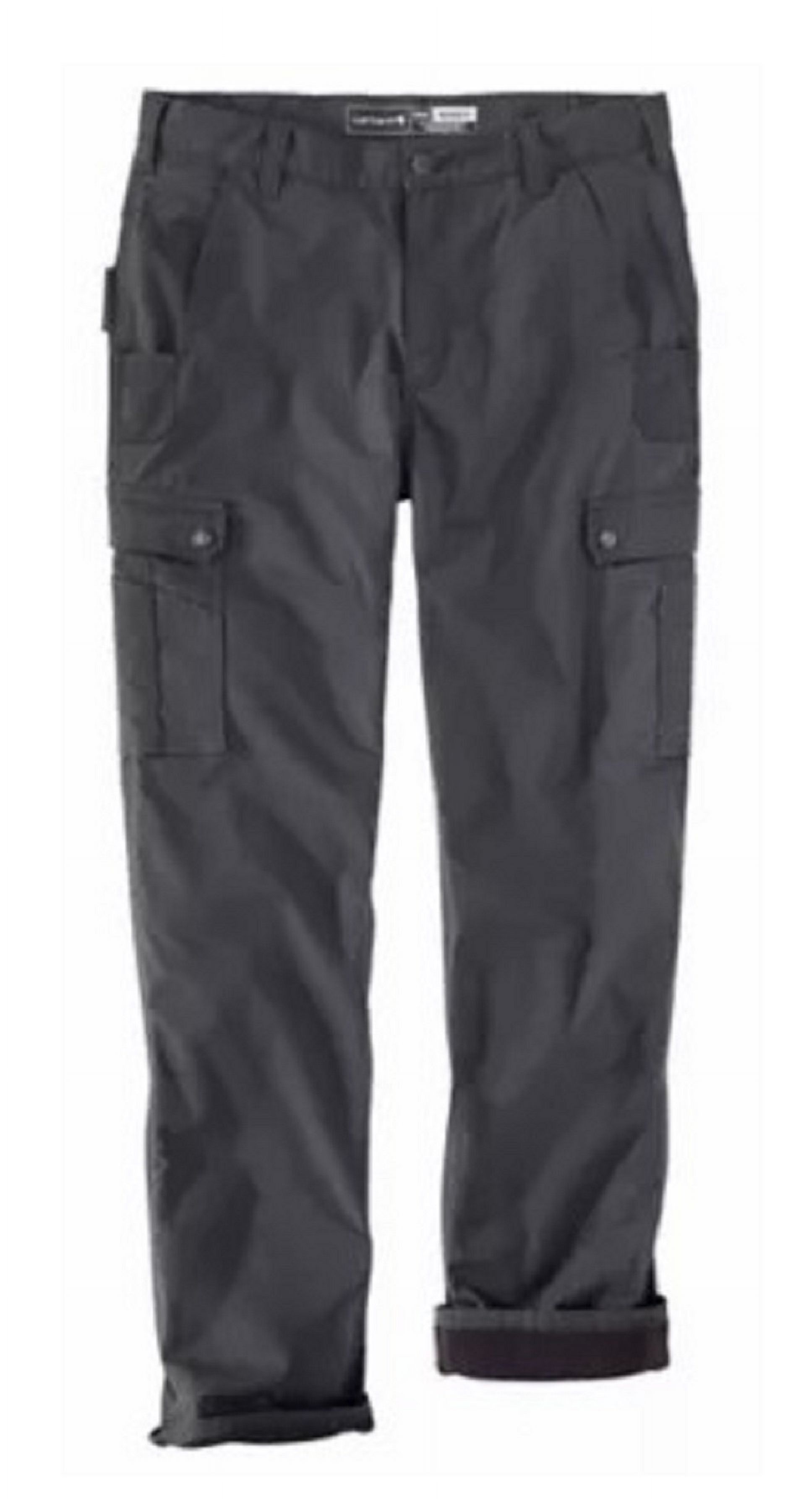 Carhartt Men's Cargo Fleece Relaxed Fit Ripstop Work MidRise Pants