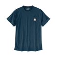thumbnail image 1 of Carhartt Men's Delmont Force&Reg; Short Sleeve T-Shirt Light Blue Small, 1 of 1