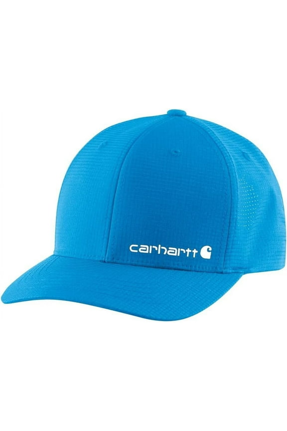 Men's Force Logo Graphic Cap, Azure Blue, One Size