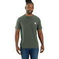 thumbnail image 1 of Carhartt Men's Force Relaxed Fit Midweight Short-Sleeve Pocket T-Shirt, Forestry Green Heather, Medium, 1 of 1