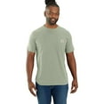 thumbnail image 1 of Carhartt Men's Force Relaxed Fit Midweight Short-Sleeve Pocket T-Shirt, Sage, Medium, 1 of 1