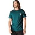 thumbnail image 1 of Carhartt Men's Force Relaxed Fit Midweight Short-Sleeve Pocket T-Shirt size small, 1 of 3