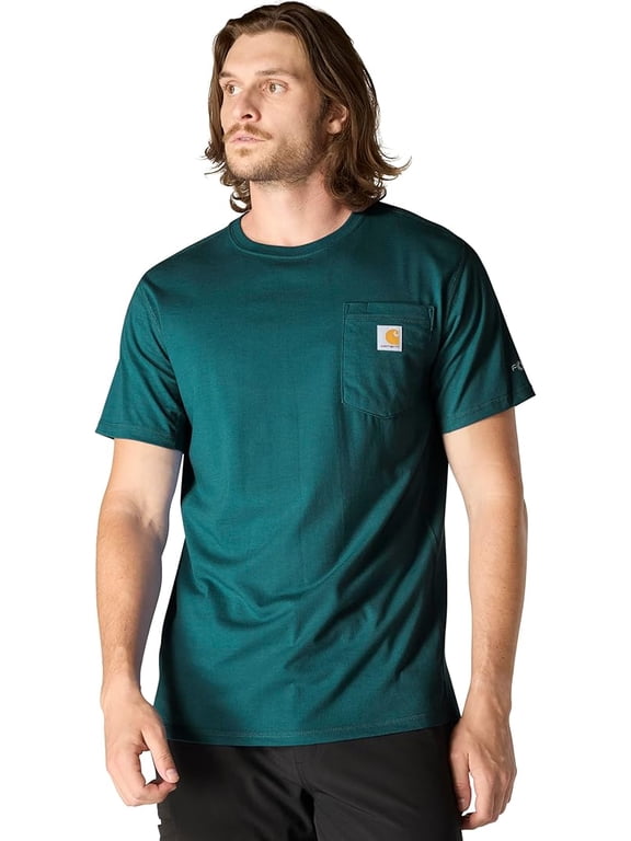 Men's Force Relaxed Fit Midweight Short-Sleeve Pocket T-Shirt size small