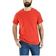 thumbnail image 1 of Carhartt Force Relaxed Fit Midweight Short-Sleeve T-Shirt Cherry Tomato, 1 of 3