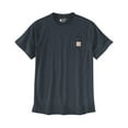 thumbnail image 1 of Carhartt Men's Force Relaxed Midweight Logo Pocket Work T-Shirt Light Blue X-Large, 1 of 1