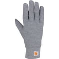 thumbnail image 1 of Carhartt Men's Heavyweight Force Liner Gloves (Shadow Heather, M), 1 of 2