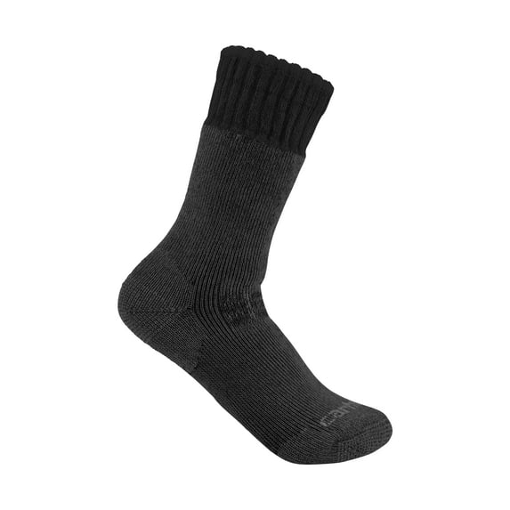 Carhartt Men's Heavyweight Synthetic-Wool Blend Boot Sock - Black - X-Large