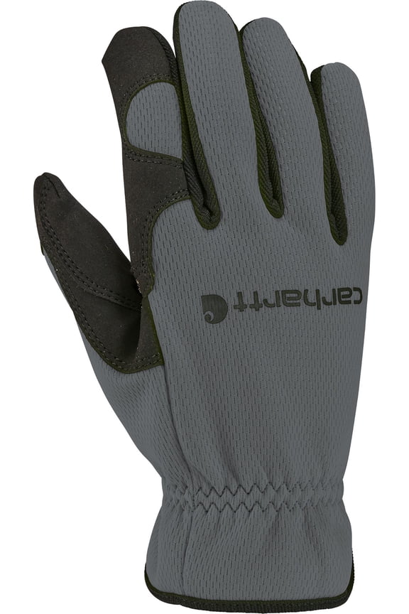Men's High Dexterity Open Cuff Gloves (Grey, L)