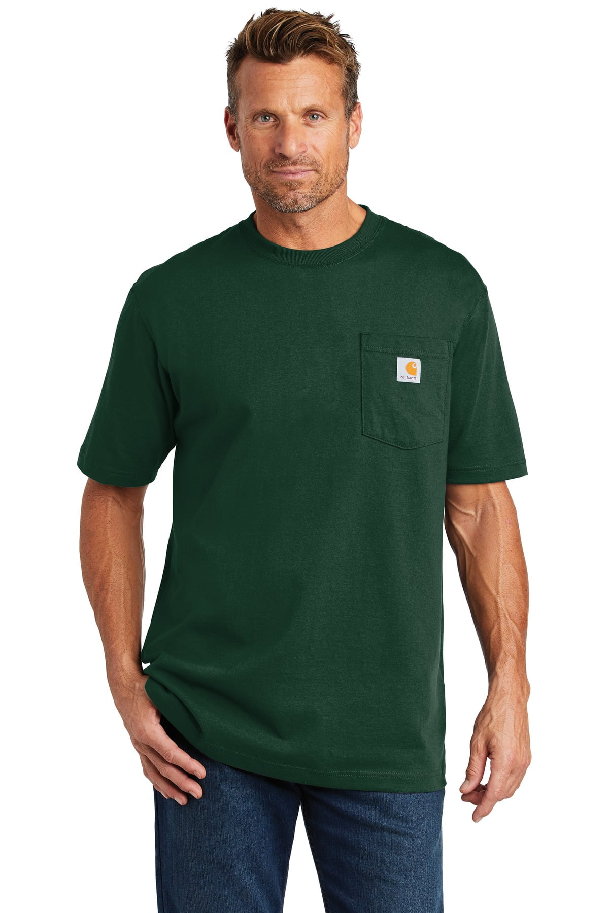 Carhartt ★Loose Fit Heavyweight Short-Sleeve Pocket Regular Carhartt Loose Fit Heavyweight Pocket Short Sleeve T-Shirt