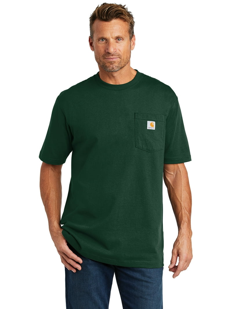 Carhartt Men's K87 Loose Fit Heavyweight Short Sleeve Pocket