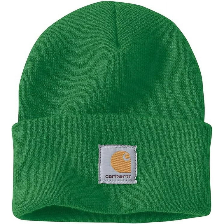 Carhartt Men's Knit Cuffed Beanie-Holly Green - Walmart.com