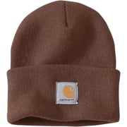 Carhartt Mens Knit Cuffed Beanie, Mocha, One Size