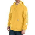 thumbnail image 1 of Carhartt Men's Logo Sleeve Graphic Hoodie (Sundance Heather, L), 1 of 2