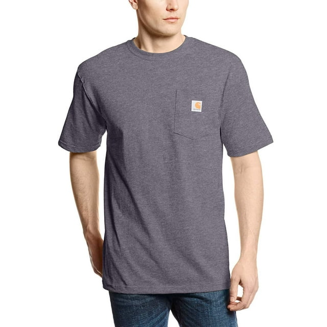 Carhartt Men's Loose Fit Heavyweight SS Pocket T Shirt - Walmart.com