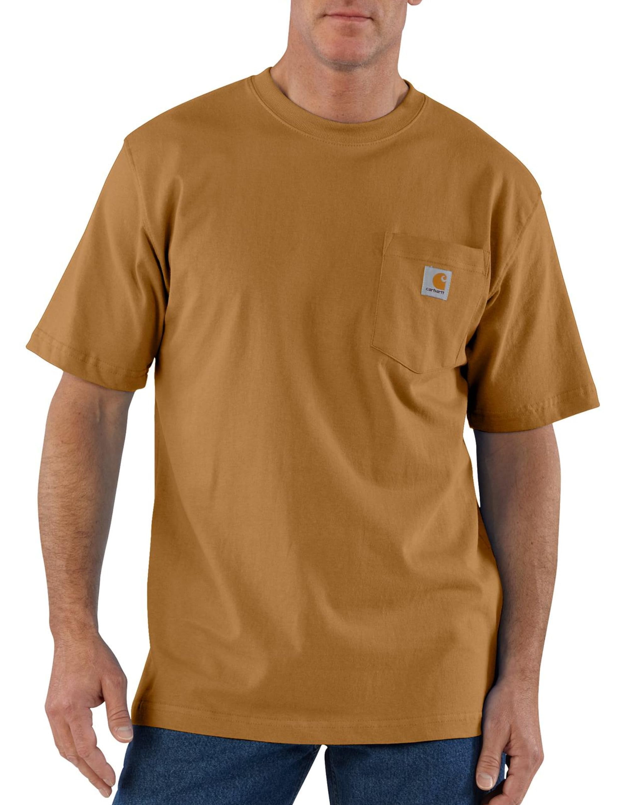Carhartt ★Loose Fit Heavyweight Short-Sleeve Pocket Regular Carhartt Mens Loose Fit Heavyweight Short-sleeve Pocket Work