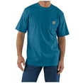 thumbnail image 1 of Carhartt Men's Loose Fit Heavyweight Solid Short Sleeve Pocket T-Shirt Dark Blue X-Large, 1 of 1