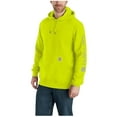 thumbnail image 1 of Carhartt Men's Loose Fit Midweight Logo Sleeve Graphic Hooded Sweatshirt Bright Green Small  US, 1 of 1