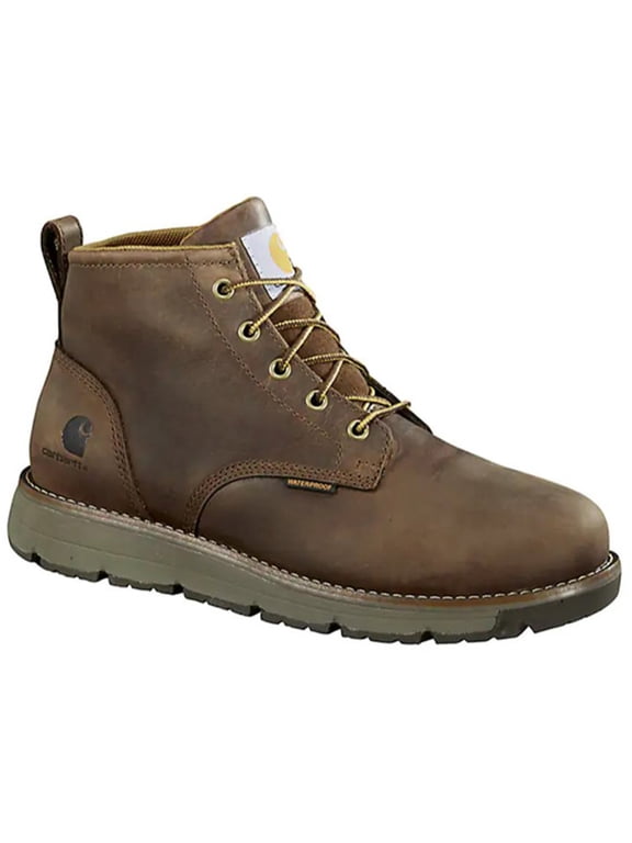 Men's Millbrook 5" Waterproof Work Boot Soft Toe Brown 9.5 D(M) US