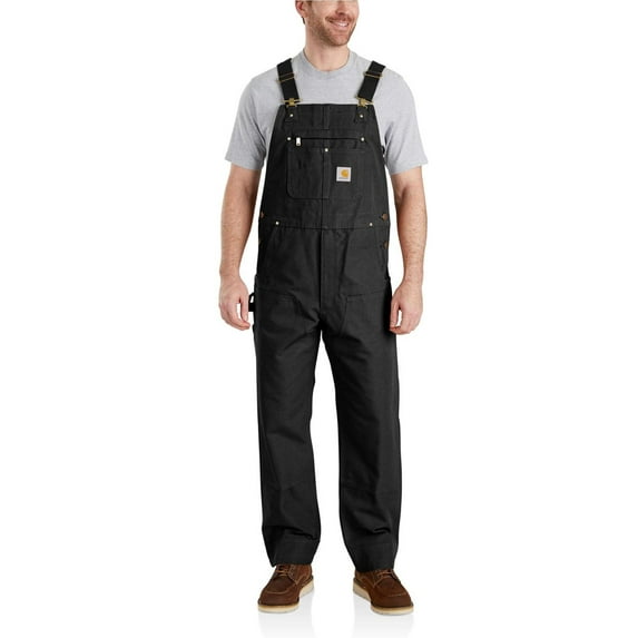 Carhartt Men's R01 Duck Canvas Unlined Bib Overalls