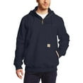 thumbnail image 1 of Carhartt Men's Rain Defender Paxton Heavyweight Hooded Zip Mock Sweatshirt, 1 of 6