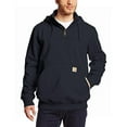 thumbnail image 1 of Carhartt Men's Rain Defender Paxton Heavyweight Hooded Zip Mock Sweatshirt, 1 of 2